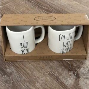 Rae Dunn Dog Mug Set
